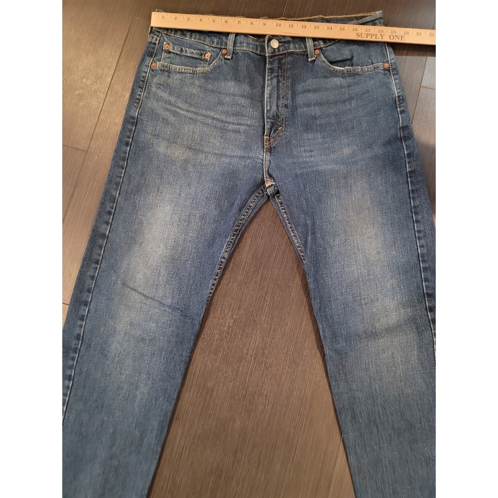 levis mens 505 jeans 38 x 34 dark blue comfortable fit
